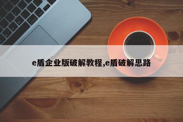 e盾企业版破解教程,e盾破解思路